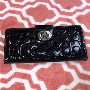 Black coach wallet